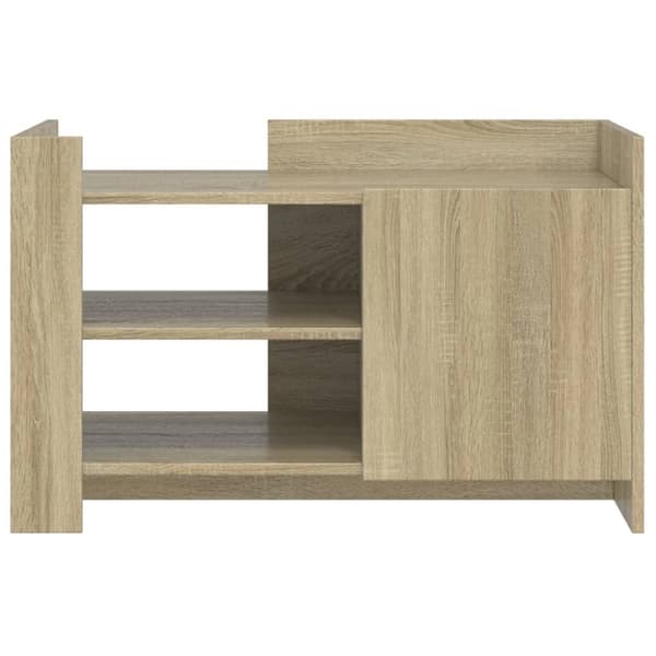sofabord 80x50x50 cm konstrueret træ sonoma-eg