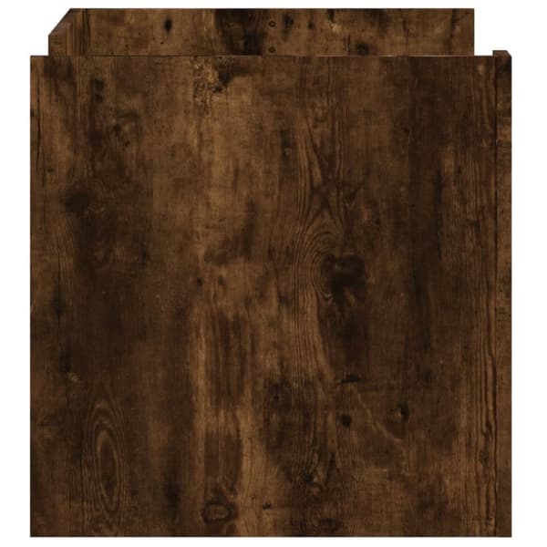 Soffbord rökfärgad ek 80x50x50 cm konstruerat trä