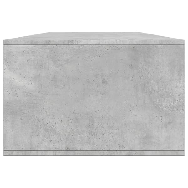 Soffbord betonggrå 102x55x35 cm konstruerat trä