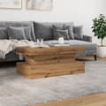 Miniatyrbillede 5 af 11: vidaXL sofabord med LED-lys 90x50x40 cm kunsteg