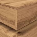 Miniatyrbilde 11 av 11: vidaXL Salongbord med LED-lys artisan eik 50x50x40 cm