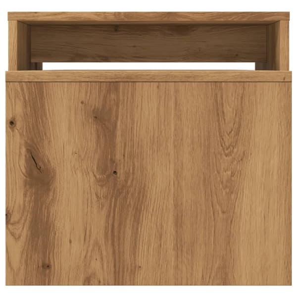 vidaXL Soffbord artisian ek 100x48x40 cm konstruerat trä