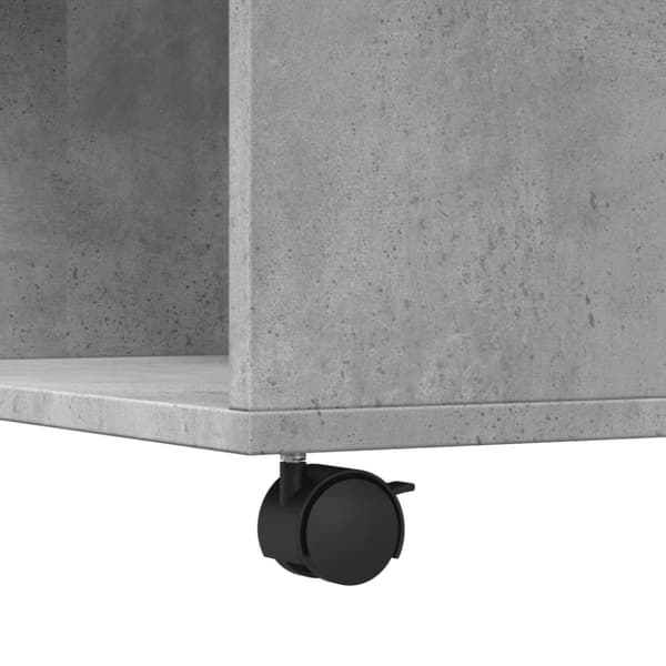 vidaXL Salongbord betong grå 80x80x40 cm konstruert tre
