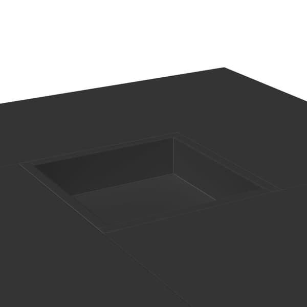vidaXL Soffbord svart 80x80x40 cm konstruerat trä