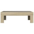 Miniatyrbilde 7 av 11: vidaXL Salongbord med Infinity LED sonoma eik 90x50x30 cm