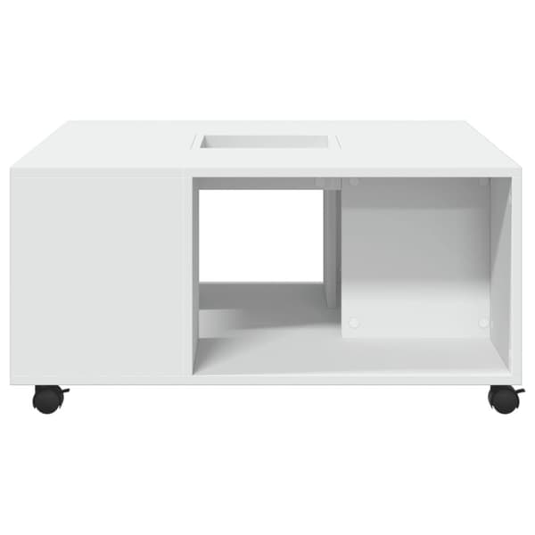 vidaXL sofabord 80x80x40 cm konstrueret træ hvid