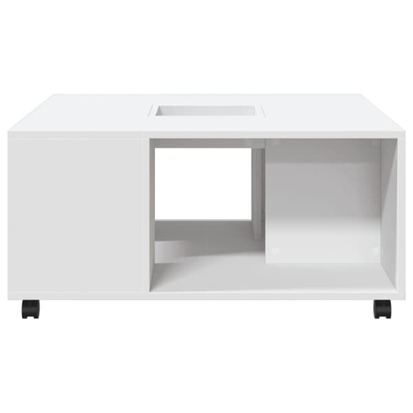 vidaXL sofabord 80x80x40 cm konstrueret træ hvid