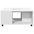 Miniatyrbillede 6 af 11: vidaXL sofabord 80x80x40 cm konstrueret træ hvid