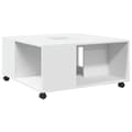 Miniatyrbillede 7 af 11: vidaXL sofabord 80x80x40 cm konstrueret træ hvid