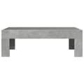 Miniatyrbillede 7 af 11: vidaXL sofabord med Infinity LED-lys 90x50x30 cm betongrå