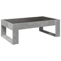 Miniatyrbillede 9 af 11: vidaXL sofabord med Infinity LED-lys 90x53x30 cm betongrå