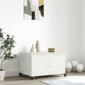 Miniatyrbillede 4 af 11: vidaXL sofabord 68x50x43,5 cm stål hvid