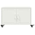 Miniatyrbillede 7 af 11: vidaXL sofabord 68x50x43,5 cm stål hvid