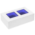 Miniatyrbillede 4 af 11: vidaXL sofabord med Infinity LED-lys 116x69x40 cm hvid