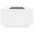 Miniatyrbillede 8 af 11: vidaXL sofabord med Infinity LED-lys 116x69x40 cm hvid