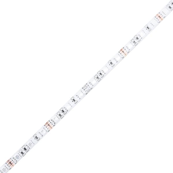 vidaXL sofabord med Infinity LED-lys 116x69x40 cm hvid