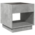 Miniatyrbillede 9 af 11: vidaXL sofabord med Infinity LED-lys 50x50x50 cm betongrå