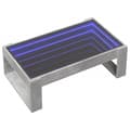 Miniatyrbild 4 av 11: vidaXL Soffbord med Infinity LEDs betonggrå 90x53x30 cm