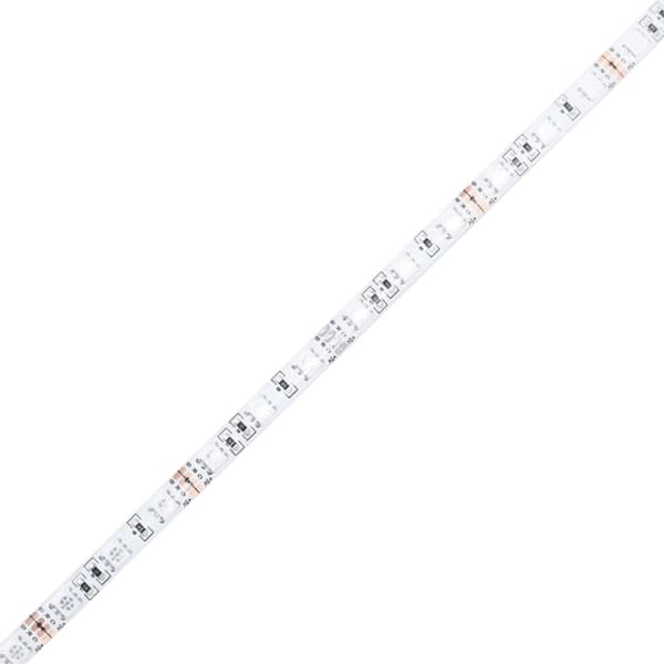 vidaXL Soffbord med Infinity LEDs vit 100x100x40 cm