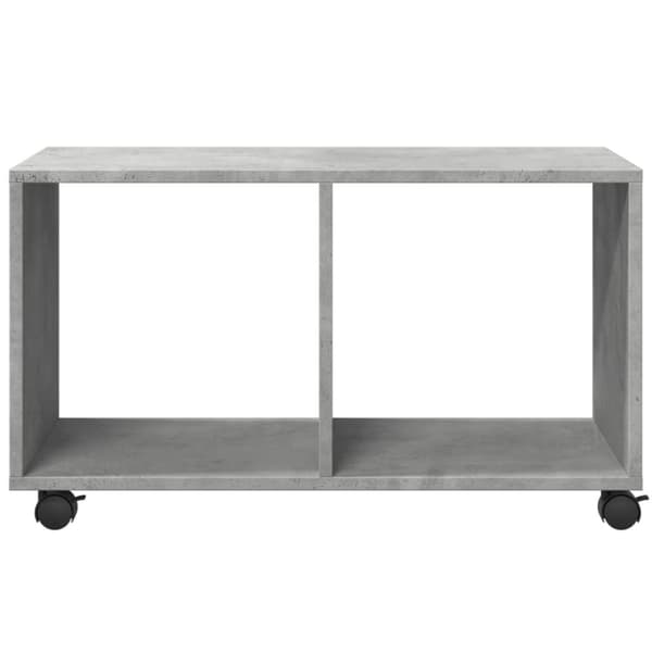 vidaXL Rulleskap betonggrå 72x33x42,5 cm sponplate