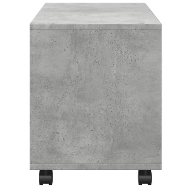 vidaXL Rulleskap betonggrå 72x33x42,5 cm sponplate
