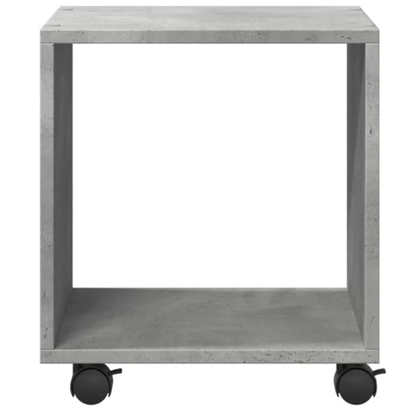 vidaXL rullebord 37x33x42,5 cm konstrueret træ betongrå