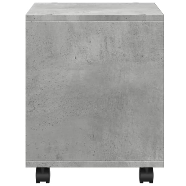 vidaXL rullebord 37x33x42,5 cm konstrueret træ betongrå