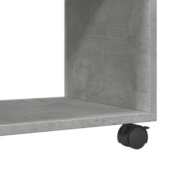 vidaXL rullebord 37x33x42,5 cm konstrueret træ betongrå