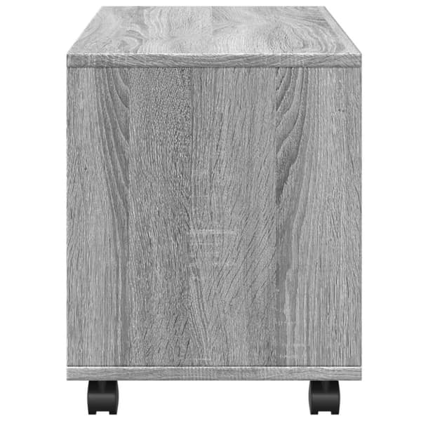 vidaXL rullebord 72x33x42,5 cm konstrueret træ grå sonoma-eg