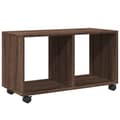 Miniatyrbillede 3 af 11: vidaXL rullebord 72x33x42,5 cm konstrueret træ brun egetræsfarve
