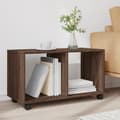 Miniatyrbillede 4 af 11: vidaXL rullebord 72x33x42,5 cm konstrueret træ brun egetræsfarve