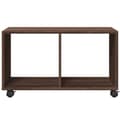 Miniatyrbillede 6 af 11: vidaXL rullebord 72x33x42,5 cm konstrueret træ brun egetræsfarve