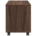 Miniatyrbillede 7 af 11: vidaXL rullebord 72x33x42,5 cm konstrueret træ brun egetræsfarve