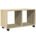 Miniatyrbillede 3 af 11: vidaXL rullebord 72x33x42,5 cm konstrueret træ sonoma-eg