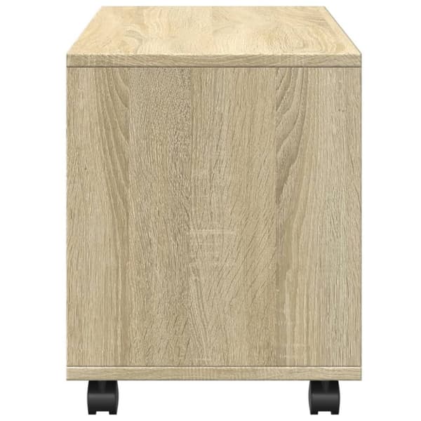 vidaXL rullebord 72x33x42,5 cm konstrueret træ sonoma-eg