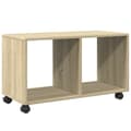 Miniatyrbillede 8 af 11: vidaXL rullebord 72x33x42,5 cm konstrueret træ sonoma-eg