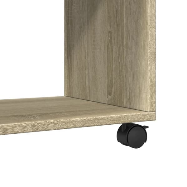 vidaXL rullebord 72x33x42,5 cm konstrueret træ sonoma-eg