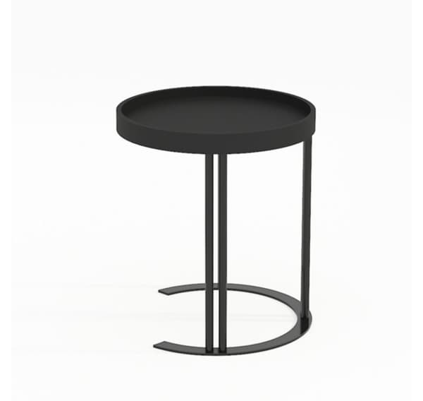 Sivupöytä KEIRA D40xH45cm, musta