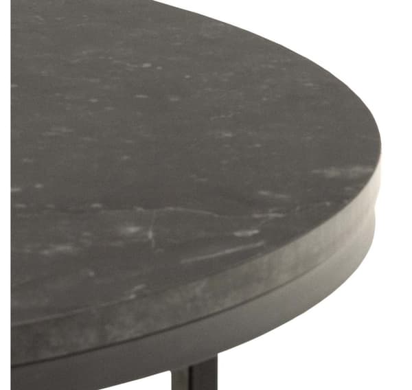 Sofabord SPIRO D80xH40cm, sort