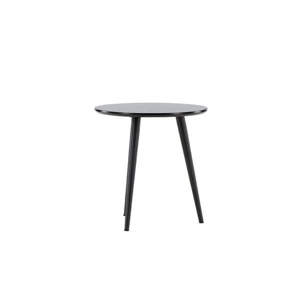 Askim hjørnebord Ø48 cm svart.