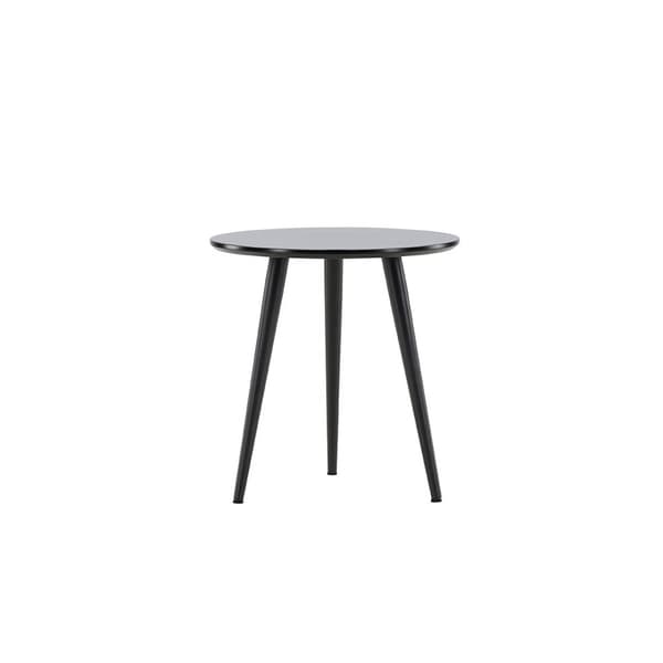 Askim hjørnebord Ø48 cm svart.