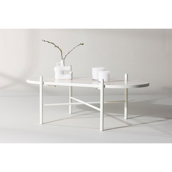 Pueblo sofabord beige.