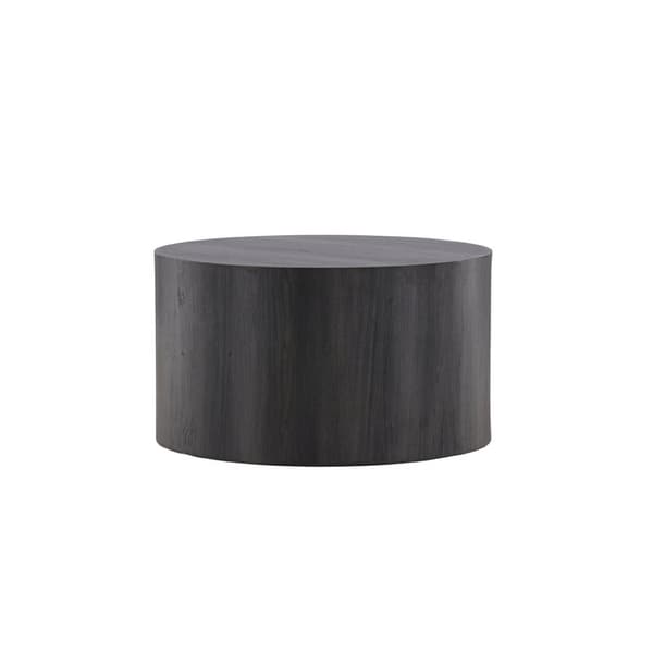 York sofabord Ø80 cm svart.