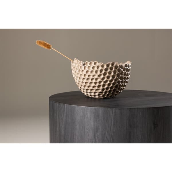 York sofabord Ø80 cm svart.