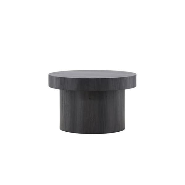 Malung sofabord Ø80 cm svart.