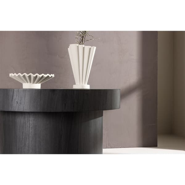 Malung sofabord Ø80 cm svart.