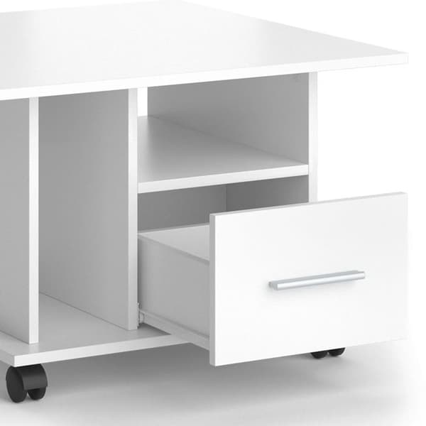 Vicco Ender Soffbord, Vit, 70 x 46 cm