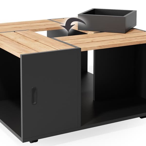 Vicco Anton Soffbord, antracit, 80 x 43 cm