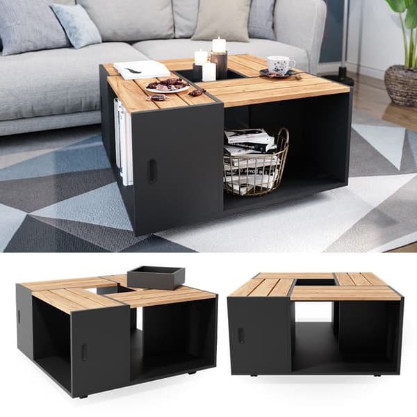 Vicco Anton Soffbord, antracit, 80 x 43 cm