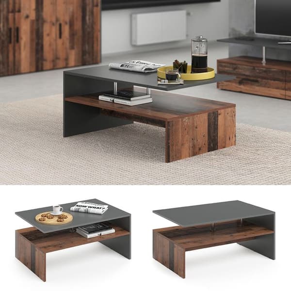 Vicco Amato Soffbord, antracit, 90 x 42 cm